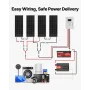 400W 12V komplet solenergisæt, 4*100W monokrystallinske