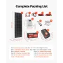 400W 12V komplet solenergisæt, 4*100W monokrystallinske