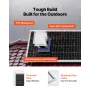 VEVOR 800W 12V komplet solenergisæt, 4*200W monokrystallinske solpaneler + 12,8V 300Ah LiFePO₄-batteri + 60A MPPT Charge Con
