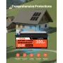 1200W 24V komplet solenergisæt, 6STK 200W monokrystallinske
