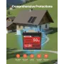 200W 12V komplet solenergisæt, 2STK 100W monokrystallinske