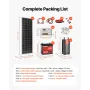 200W 12V komplet solenergisæt, 2STK 100W monokrystallinske