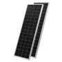 200W 12V Complete Solar Power Kit, 2PCS 100W Monocrystalline Solar Panels + 12.8V 50Ah LiFePO₄ Battery + 40A Charge Controller +