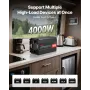 4000W Power Inverter, 12V DC til 230V AC Pure Sine Wave