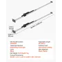 Cargo Bar, Ratcheting Cargo Bar Adjustable from 2261mm to 2642mm, Heavy-duty Steel Cargos Stabilizer with Non-Slip Foot Pad, Tru