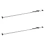 VEVOR Cargo Bar, Skralde Cargo Bar Justerbar fra 2261 mm til 2642 mm, Heavy Duty stål Cargo Stabilisator med skridsikker fod Pa