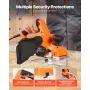 Electric Hand Planer, 82 mm Cut Width, 900W 14500 RPM Corded Power Handheld Planer for Wood, with Adjustable Cut Depth, 2 Blades