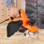VEVOR Electric Hand Planer, 82 mm Cut Width, 900W 14500 RPM Corded Power Handheld Planer for Wood, with Adjustable Cut Depth, 2 