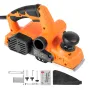 Electric Hand Planer, 82 mm Cut Width, 900W 14500 RPM Corded Power Handheld Planer for Wood, with Adjustable Cut Depth, 2 Blades