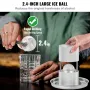 Ice Ball Press Kit, Aircraft Al Alloy Ice Press med isblokmold