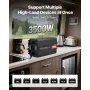 3500W Power Inverter, 12V DC til 230V AC Pure Sine Wave