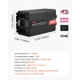 3500W Power Inverter, 12V DC til 230V AC Pure Sine Wave