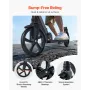 Kick Scooter for Kids Ages 8+, Teens & Adults, 2-Wheel Toddler Scooter with Adjustable Height Handlebar, Wide Anti-Slip Deck, Fo