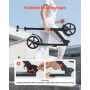 Kick Scooter for Kids Ages 8+, Teens & Adults, 2-Wheel Toddler Scooter with Adjustable Height Handlebar, Wide Anti-Slip Deck, Fo