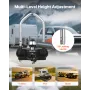 Trailer Hitch Lock, Fits for 46 mm, 50.8 mm, 58.7 mm Couplers, Heavy-Duty Anti-Theft Trailer Ball Lock with 3 Keys, Prying-Resis