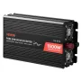 VEVOR 1500W Power Inverter, 12V DC til 230V AC Pure Sine Wave Inverter, Bilopladerkonverter med fjernbetjening, USB & Type-C P
