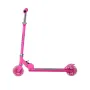 Kick Scooter for Kids Ages 3+, 2-Wheel Toddler Scooter with Light-Up Wheels, Adjustable Height Handlebar, Wide Anti-Slip Deck, F