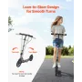 VEVOR Kick Scooter for Kids Ages 8+, Teens & Adults, 2-Wheel Toddler Scooter with Adjustable Height Handlebar, Wide Anti-Slip De