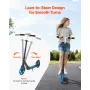 VEVOR Kick-scooter til børn fra 8 år og opefter, teenagere og voksne, 2-hjulet scooter til småbørn med justerbart højdestyr,