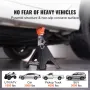 Jack Stands, 3 Ton (2,721.6 kg) Capacity Car Jack Stands Double Locking, 27.4 - 41.4 cm Adjustable Height, for lifting SUV, Pick