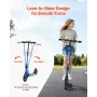 VEVOR Kick Scooter for Kids Ages 8+, Teens & Adults, 2-Wheel Toddler Scooter with Height Adjustable Handlebar, Wide Anti-Slip De