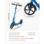 VEVOR Kick Scooter for Kids Ages 8+, Teens & Adults, 2-Wheel Toddler Scooter with Height Adjustable Handlebar, Wide Anti-Slip De