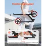 Kick Scooter for Kids Ages 8+, Teens & Adults, 2-Wheel Toddler Scooter with Adjustable Height Handlebar, Wide Anti-Slip Deck, Fo