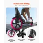 Kick Scooter for Kids Ages 8+, Teens & Adults, 2-Wheel Toddler Scooter with Adjustable Height Handlebar, Wide Anti-Slip Deck, Fo