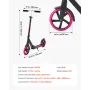 Kick Scooter for Kids Ages 8+, Teens & Adults, 2-Wheel Toddler Scooter with Adjustable Height Handlebar, Wide Anti-Slip Deck, Fo