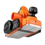 Electric Hand Planer, 82 mm Cut Width, 650W 16800 RPM Corded Power Handheld Planer for Wood, with Adjustable Cut Depth, 2 Blades