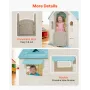 Outdoor Playhouse, 5-In-1 Cottage Play House with Pretend Play, Basketball, Darts, Soccer, Ring Toss, Window & Convenient Door, 