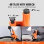 Manual Tire Bead Breaker, 96.5-106.7 mm Tires Changer Tool with Rubber Pad, Protect Aluminum Alloy Hubs, Easy-Operated Tire Repa