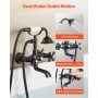 VEVOR Clawfoot badekarhane, vægmonteret badekarhane med håndbruser, vintage olie-gnidet bronze Clawfoot badekar påfyldningshane
