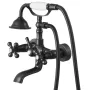 Clawfoot Tub Faucet, Wall Mount Bathtub Faucets with Handheld Shower, Vintage Oil-Rubbed Bronze Clawfoot Tub Filler Faucet Showe