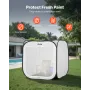 Portable Paint Booth Tent,720 x 725 x 750mm Pop-Up Portable Spray Paint Tent with Mesh Door, Spray Painting Tents for Cabinets, 