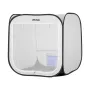 Portable Paint Booth Tent,720 x 725 x 750mm Pop-Up Portable Spray Paint Tent with Mesh Door, Spray Painting Tents for Cabinets, 