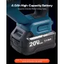 Metal Shear, Cordless Sheet Metal Cutter with 360-Degree Pivoting Head, Double Blades, 220VAC 20VDC, Cuts 1.22 mm Galvanized Ste