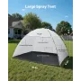 Portable Paint Booth Tent, 32930 x 2300 x 1880mm Painting Tent Station, Spray Shelter with Built-in Floor & Mesh Screen, Large S