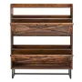 Shoe Cabinet with 2 Flip Drawers, Farmhouse Shoes Storage Cabinet with Metal Legs and Anti-Tipping Device, Freestanding Shoe Org