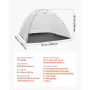 Portable Paint Booth Tent, 2950 x 2920 x 2020mm Painting Tent Station, Spray Shelter with Built-in Floor & Mesh Screen, Large Sp