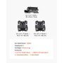 Engine and Transmission Motor Mount Kit Replacement, Set of 3, Compatible with 2007–2013 Chevrolet Silverado 1500 5.3L V8, Repla