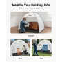 Portable Paint Booth Tent, 2330 x 1720 x 1900mm Painting Tent Station, Spray Shelter with Built-in Floor & Mesh Screen, Large Sp