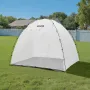 Portable Paint Booth Tent, 2330 x 1720 x 1900mm Painting Tent Station, Spray Shelter with Built-in Floor & Mesh Screen, Large Sp
