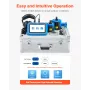 Pipe Water Leak Detector for Outdoors, 1Hz-10000Hz, LCD Touchscreen Leakage Detection Locator for 5m Underground Plumbing - with