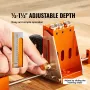 Pocket Hole Jig Kit, 34 pcs Pocket Hole Jig System med 11