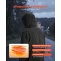 VEVOR opvarmet jakke til kvinder med 7,4V batteri, Soft Shell Electric Heating Coat, vindtæt Vandtæt letvægtsovertøj wi