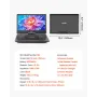 bærbar dvd-afspiller, 14 tommer HD drejelig skærm, 4,5-5 timers