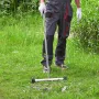 magnetisk fejemaskine med hjul, 43 cm, 4,5 kg bæreevne
