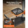 304.8 mm Benchtop Drill Press, 750W, 340-2200 RPM Variable Speed Bench Drill Press, with 0-45° Tilting Worktable, LED Work Light