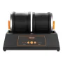 Rock Tumbler Kit, 8 lbs Rock Polishing Kit, 4 Speed Settings 9-Day Polishing Timer Stone Polishing Kit, Double Barrel Rock Polis